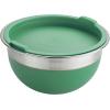 image:imageTramontina 10 Pc Covered Stainless Steel and Silicone Mixing Bowl Set Mint GreenMint Green