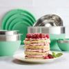 image:imageTramontina 10 Pc Covered Stainless Steel and Silicone Mixing Bowl Set Mint GreenMint Green