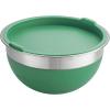 image:imageTramontina 10 Pc Covered Stainless Steel and Silicone Mixing Bowl Set Mint GreenMint Green