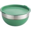 image:imageTramontina 10 Pc Covered Stainless Steel and Silicone Mixing Bowl Set Mint GreenMint Green