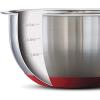 image:imageTramontina 14piece Stainless Steel Mixing Bowl Set with Red Lids 80202508DS