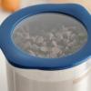 image:imageTramontina 4Piece Food Storage Containers with Silicone Lids Stainless Steel Reusable Canister Set Kitchen Pantry Organizer for Oats Flour Cereal Sugar Snacks BlueBlue