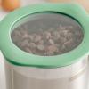 image:imageTramontina 4Piece Food Storage Containers with Silicone Lids Stainless Steel Reusable Canister Set Kitchen Pantry Organizer for Oats Flour Cereal Sugar Snacks BlueMint Green