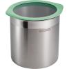 image:imageTramontina 4Piece Food Storage Containers with Silicone Lids Stainless Steel Reusable Canister Set Kitchen Pantry Organizer for Oats Flour Cereal Sugar Snacks BlueMint Green