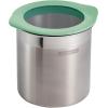 image:imageTramontina 4Piece Food Storage Containers with Silicone Lids Stainless Steel Reusable Canister Set Kitchen Pantry Organizer for Oats Flour Cereal Sugar Snacks BlueMint Green
