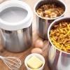 image:imageTramontina Canister Set Stainless Steel 4 Pc White Plastic Lids 80204023DS
