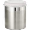 image:imageTramontina Canister Set Stainless Steel 4 Pc White Plastic Lids 80204023DS