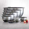 image:imageTramontina Covered Mixing Bowls Stainless Steel 14 Pc Gray 80202507DS