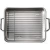 image:imageTramontina 135Inch Stainless Steel Roasting Pan with Rack Turkey Roaster for Oven Dishwasher Safe Made in Brazil135Inch