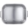 image:imageTramontina 165Inch Stainless Steel Deep Roasting Pan with Basting Grill and VRack Turkey Roaster for Oven Dishwasher Safe Made in Brazil1675Inch