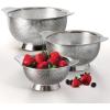 image:imageTramontina 3Pack Stainless Steel Colander Set for Kitchen 125 Qt 25 Qt amp 45 Qt Food Strainers for Salads Fruits and more3Pack