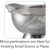image:imageTramontina 3Pack Stainless Steel Colander Set for Kitchen 125 Qt 25 Qt amp 45 Qt Food Strainers for Salads Fruits and more3Pack