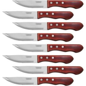 image:imageTramontina Porterhouse Stainless Steel Steak Knife SetPointed Tip  8 Pieces