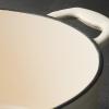 image:imageTramontina Bestow Enameled Cast Iron Dutch Oven Pot with Lid Round 55quart Smoke Gold KnobLatte