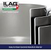 image:imageTramontina Ceramic Non Stick 6Piece Nesting Sauce Pan Set with Lids  Stackable Nonstick Cookware Set Dishwasher and Oven Safe WhiteDark Gray Ceramic
