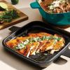image:imageTramontina Cultura 2in1 Enameled Cast Iron Dutch Oven Pot with Reversible Lid Griddle and Trivet Oven Safe 65Quart MultiCooker Starlight BlueTeal Green