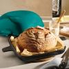 image:imageTramontina Cultura 2in1 Enameled Cast Iron Dutch Oven Pot with Reversible Lid Griddle and Trivet Oven Safe 65Quart MultiCooker Teal GreenTeal Green