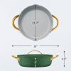 image:imageTramontina Fiora 425Quart Multipurpose Ceramic Non Stick Cooking Pan with Lid MintGreen