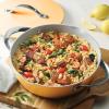 image:imageTramontina Fiora 425Quart Multipurpose Ceramic Non Stick Cooking Pan with Lid WhiteMarigold