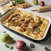 image:imageTramontina Mae 3Piece Ceramic Porcelain Baking Pans Set Non Stick Casserole Dishes for Oven Rectangular Bakeware for Lasagna Cakes and Loafs BlackBlack