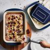 image:imageTramontina Mae 3Piece Ceramic Porcelain Baking Pans Set Non Stick Casserole Dishes for Oven Rectangular Bakeware for Lasagna Cakes and Loafs BlackCobalt