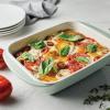 image:imageTramontina Mae 3Piece Ceramic Porcelain Baking Pans Set Non Stick Casserole Dishes for Oven Rectangular Bakeware for Lasagna Cakes and Loafs BlackMint