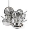 image:imageTramontina Tempo TriPly Base Stainless Steel 12Inch Large Frying Pan InductionReady Skillet OvenSafe DishwasherSafeCookware Set