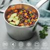 image:imageTramontina Tempo TriPly Base Stainless Steel 12Inch Large Frying Pan InductionReady Skillet OvenSafe DishwasherSafeSauce Pan