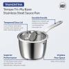 image:imageTramontina Tempo TriPly Base Stainless Steel 12Inch Large Frying Pan InductionReady Skillet OvenSafe DishwasherSafeSauce Pan