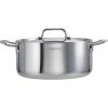 image:imageTramontina Utsava TriPly Clad Stainless Steel 10Inch Square Grill Pan with Ceramic Non Stick Interior InductionReadyCasserole