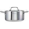 image:imageTramontina Utsava TriPly Clad Stainless Steel 10Inch Square Grill Pan with Ceramic Non Stick Interior InductionReadyCasserole