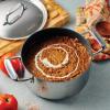 image:imageTramontina Utsava TriPly Clad Stainless Steel 10Inch Square Grill Pan with Ceramic Non Stick Interior InductionReadyCasserole