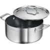 image:imageTramontina Utsava TriPly Clad Stainless Steel 10Inch Square Grill Pan with Ceramic Non Stick Interior InductionReadyCasserole