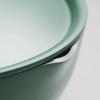 image:imageTramontina Vue AllinOne Plus Pan Set 5Quart Ceramic Non Stick Cooking Pan with Glass Lid Steamer Insert Beechwood Utensils Splatter Screen Pot Holder GreenGreen