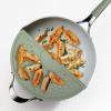 image:imageTramontina Vue AllinOne Plus Pan Set 5Quart Ceramic Non Stick Cooking Pan with Glass Lid Steamer Insert Beechwood Utensils Splatter Screen Pot Holder GreenGreen