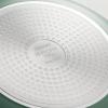 image:imageTramontina Vue AllinOne Plus Pan Set 5Quart Ceramic Non Stick Cooking Pan with Glass Lid Steamer Insert Beechwood Utensils Splatter Screen Pot Holder GreenGreen