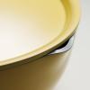image:imageTramontina Vue AllinOne Plus Pan Set 5Quart Ceramic Non Stick Cooking Pan with Glass Lid Steamer Insert Beechwood Utensils Splatter Screen Pot Holder GreenYellow