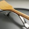 image:imageTramontina Vue AllinOne Plus Pan Set 5Quart Ceramic Non Stick Cooking Pan with Glass Lid Steamer Insert Beechwood Utensils Splatter Screen Pot Holder GreenGray
