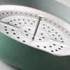 image:imageTramontina Vue AllinOne Plus Pan Set 5Quart Ceramic Non Stick Cooking Pan with Glass Lid Steamer Insert Beechwood Utensils Splatter Screen Pot Holder GreenGreen