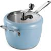 image:imageTramontina Golden Pop Popcorn Maker 55Quart Stainless Steel Stovetop Popcorn Popper Compatible with All Stovetops  WhiteBlue