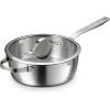 image:imageTramontina Tempo TriPly Base Stainless Steel 12Inch Large Frying Pan InductionReady Skillet OvenSafe DishwasherSafeSaute Pan