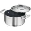 image:imageTramontina Utsava TriPly Clad Stainless Steel 10Inch Square Grill Pan with Ceramic Non Stick Interior InductionReadyCasserole