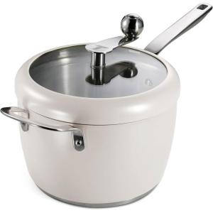 image:imageTramontina Golden Pop Popcorn Maker 55Quart Stainless Steel Stovetop Popcorn Popper Compatible with All Stovetops  WhiteWhite