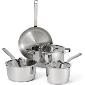 image:imageTramontina Tempo TriPly Base Stainless Steel 12Inch Large Frying Pan InductionReady Skillet OvenSafe DishwasherSafeCookware Set