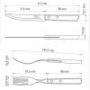 image:imageTramontina 12Pieces Barbecue Set 6 Knives 6 ForksRed