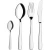 image:imageTramontina Cutlery Set with Steak Knives 12 Piece Sharp Knife and Fork Set with Wooden Handles Camping Kitchen Rustic Dishwasher Safe 29899199Silver 