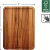 image:imageTramontina FSC Certified Brazilian Tigerwood Cutting and Serving Board Set  3 Pack 15 x 11in 12 x 8in 9 x 6in 81000050DS1 Pack