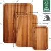 image:imageTramontina FSC Certified Brazilian Tigerwood Cutting and Serving Board Set  3 Pack 15 x 11in 12 x 8in 9 x 6in 81000050DS3 Pack