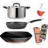 image:imageTramontina Guru Smart Induction Cooktop Starter Set 81502000DSStarter Set