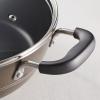 image:imageTramontina Sicilia 10Piece Non Stick Cookware Set with Glass Lids Aluminum Nonstick Pots and Pans Kitchen Set HazelnutHazelnut